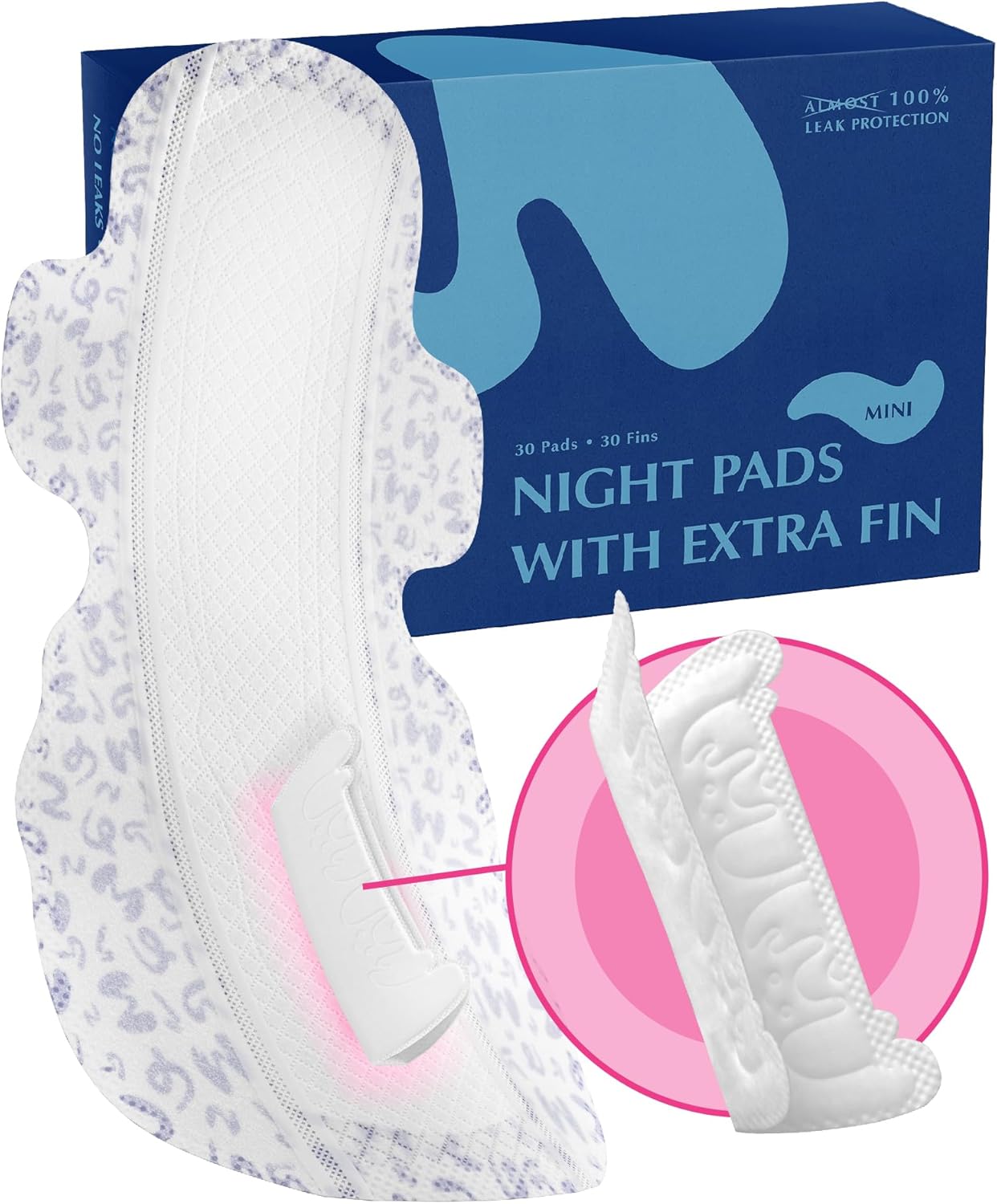 MAMARISSA Night Pads Size 3 Mini Pad with FIN rear protection and packaging