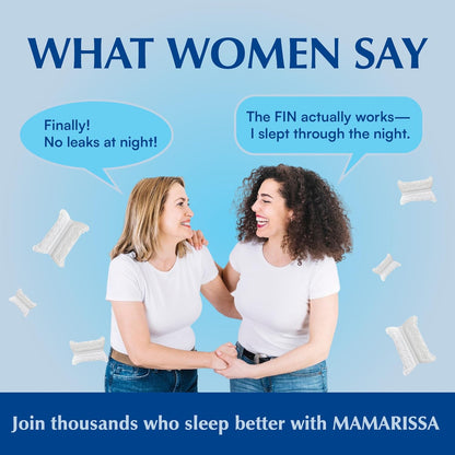 MAMARISSA customer testimonials - happy women sharing positive overnight pad reviews