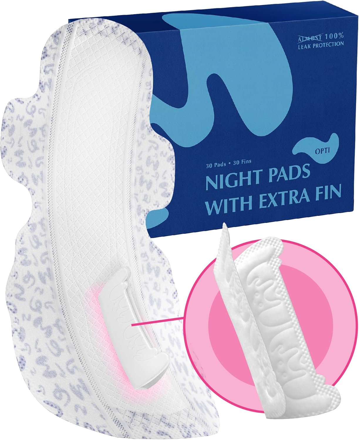 MAMARISSA Night Pads Size 4 Opti Pad with FIN rear protection and packaging